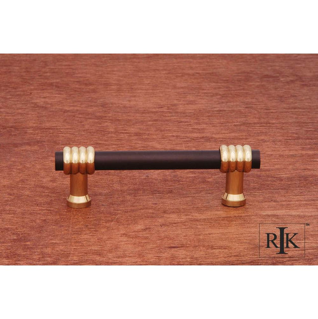 RK International - 3'' c/c Swirl Pull - Oil Rubbed Bronze,Brass