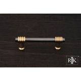 RK International - 3'' c/c Swirl Pull - Black Nickel,Brass