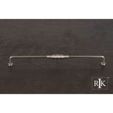 RK International - 12'' c/c Beaded Middle Vertical Pull - Satin Nickel