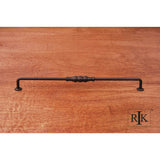 RK International - 12'' c/c Beaded Middle Vertical Pull - Oil Rubbed Bronze