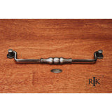 RK International - 8'' c/c Beaded Middle Hanging Pull - Distressed Nickel