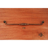 RK International - 12'' c/c Beaded Middle Hanging Pull - Antique English
