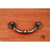 RK International - Sculptured Beaded Bail Pull - Antique English