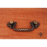 RK International - Rope Bail Pull with Clover Ends - Antique English