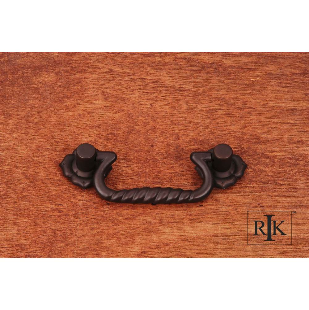 RK International - Rope Bail Pull with Clover Ends - Oil Rubbed Bronze