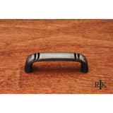 RK International - Smooth Pull with Curved Lines  at  End - Distressed Nickel