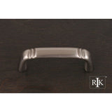 RK International - Smooth Pull with Curved Lines  at  End - Satin Nickel