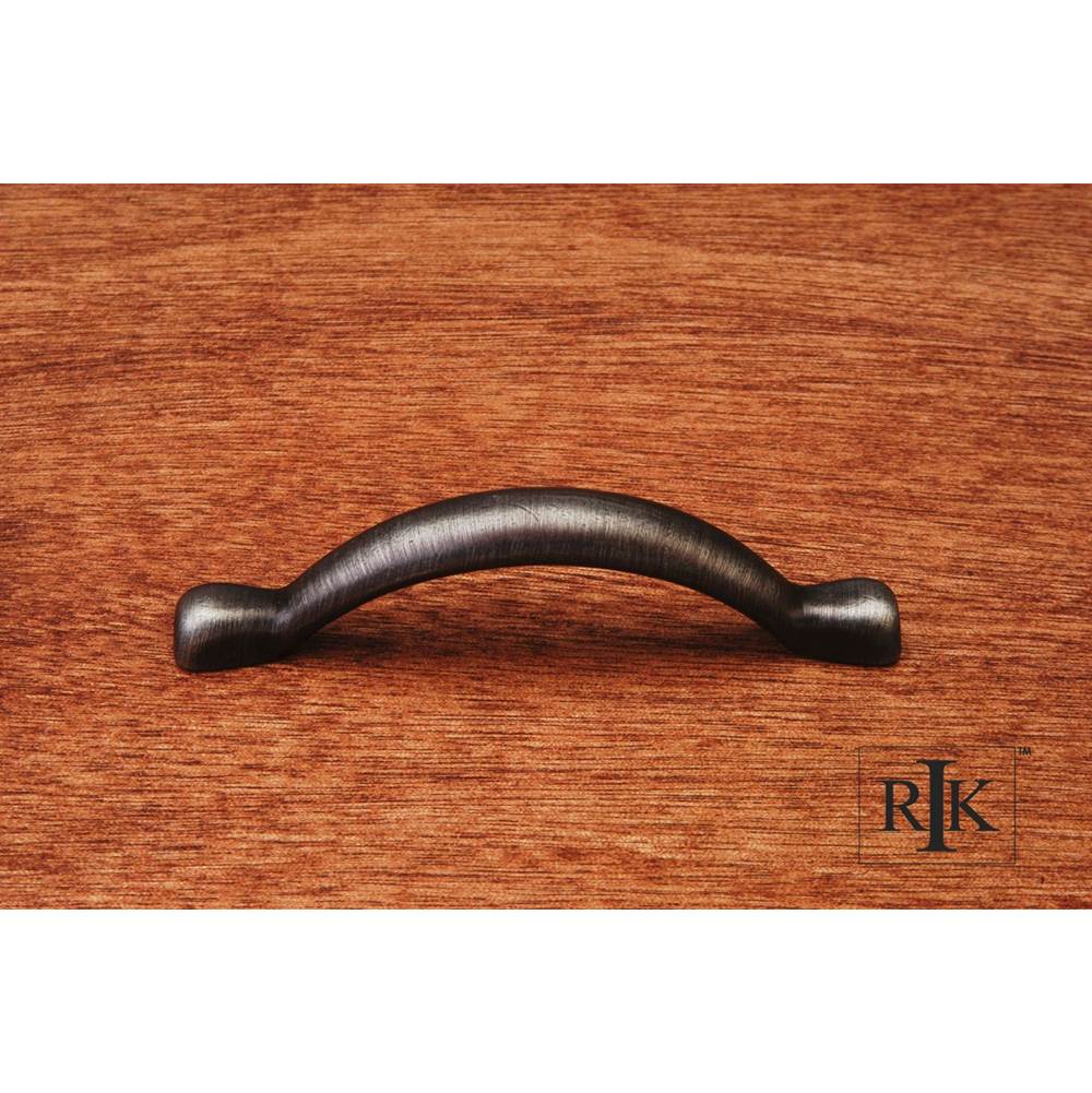 RK International - Smooth Decorative Bow Pull - Distressed Nickel