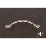 RK International - Slim Bow Pull with Divet Indents - Satin Nickel