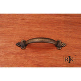 RK International - Divet Indent Bow Pull with Gothic Ends - Antique English