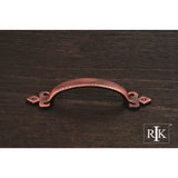 RK International - Divet Indent Bow Pull with Gothic Ends - Distressed Copper