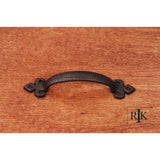 RK International - Divet Indent Bow Pull with Gothic Ends - Oil Rubbed Bronze