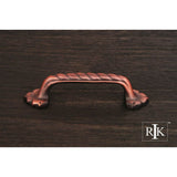 RK International - Big Rope Pull with Clover Ends - Distressed Copper
