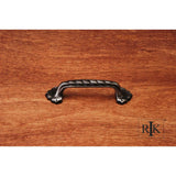 RK International - Big Rope Pull with Clover Ends - Distressed Nickel