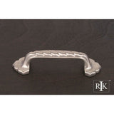 RK International - Big Rope Pull with Clover Ends - Satin Nickel