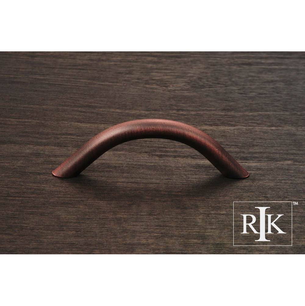 RK International - 3'' c/c Half Moon Pull - Distressed Copper