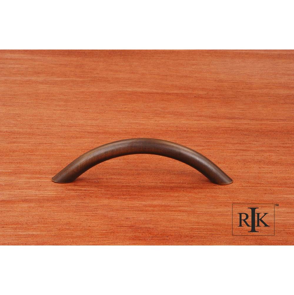 RK International - 3 1/2'' c/c Half Moon Pull - Antique English