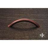 RK International - 3 1/2'' c/c Half Moon Pull - Distressed Copper