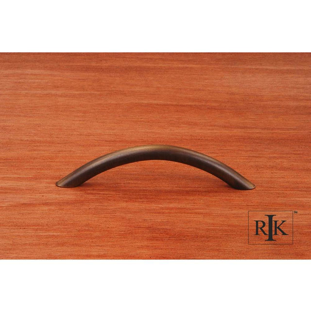 RK International - 4'' c/c Half Moon Pull - Antique English