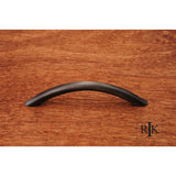 RK International - 4'' c/c Half Moon Pull - Distressed Nickel