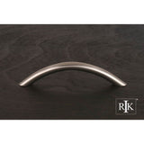 RK International - 4'' c/c Half Moon Pull - Satin Nickel