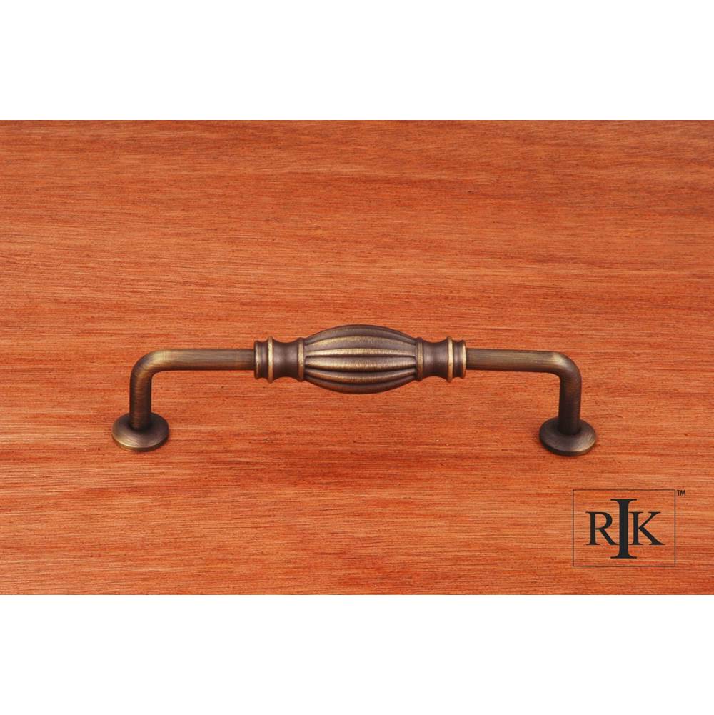RK International - 5'' c/c Indian Drum Vertical Pull - Antique English