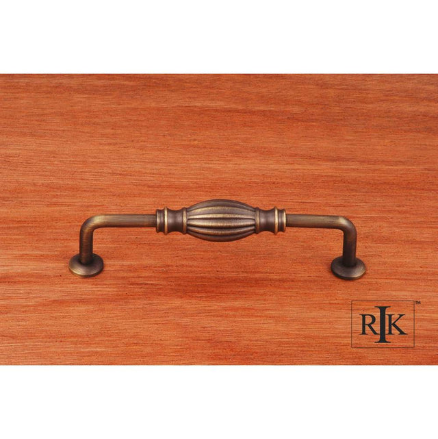 RK International - 5'' c/c Indian Drum Vertical Pull - Antique English