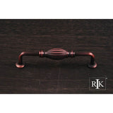 RK International - 5'' c/c Indian Drum Vertical Pull - Distressed Copper