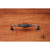 RK International - 5'' c/c Indian Drum Vertical Pull - Distressed Nickel