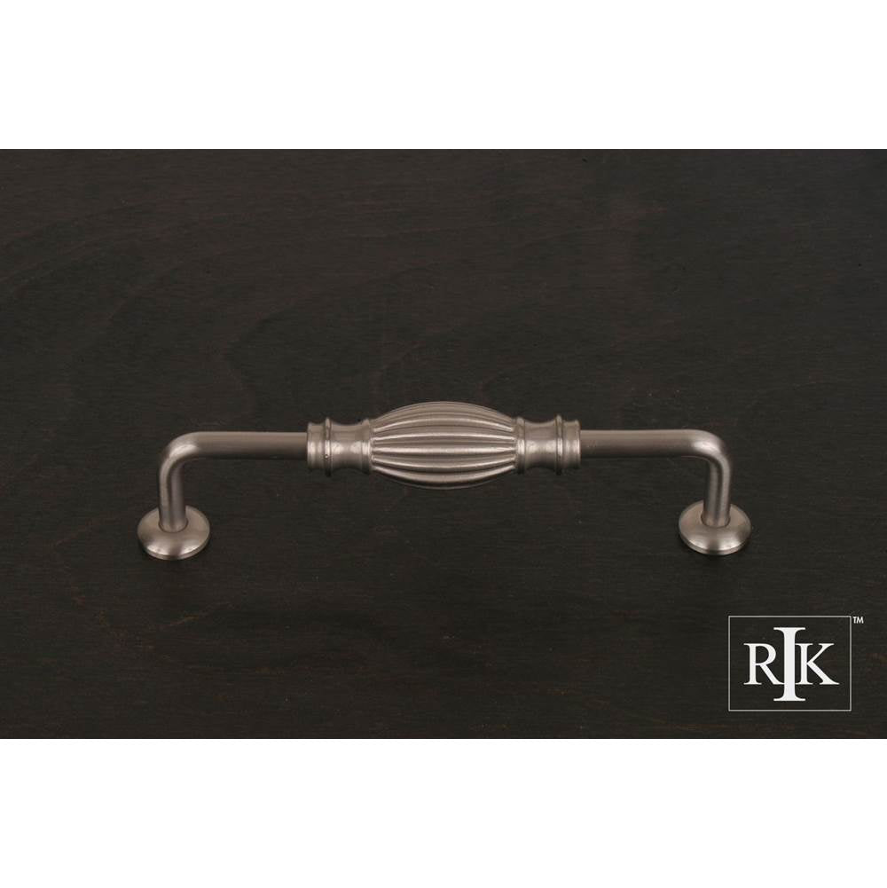 RK International - 5'' c/c Indian Drum Vertical Pull - Satin Nickel