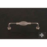 RK International - 5'' c/c Indian Drum Vertical Pull - Satin Nickel