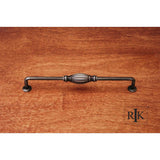 RK International - 8'' c/c Indian Drum Vertical Pull - Distressed Nickel