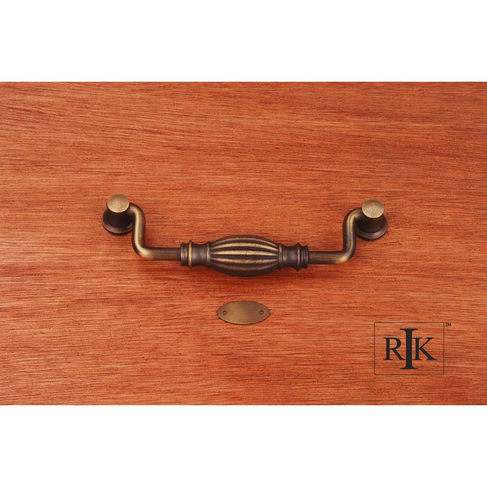 RK International - 5'' c/c Indian Drum Hanging Pull - Antique English