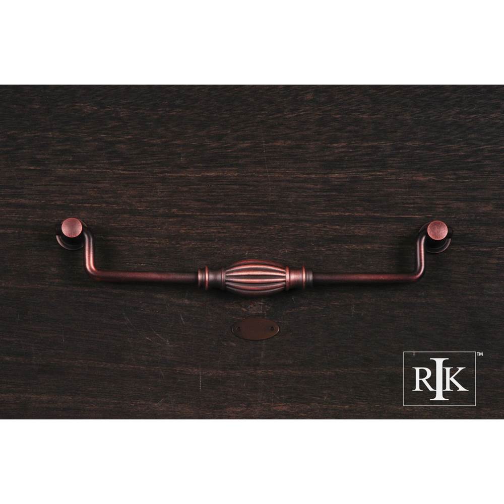 RK International - 8'' c/c Indian Drum Hanging Pull - Distressed Copper