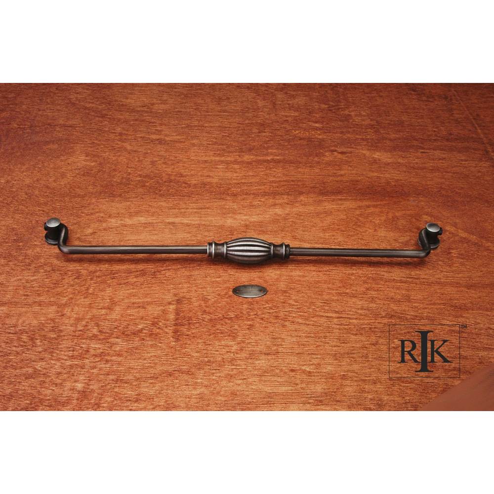 RK International - 12'' c/c Indian Drum Hanging Pull - Distressed Nickel