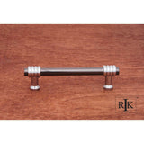 RK International - 3 1/2'' c/c Swirl Pull - Black Nickel,Chrome
