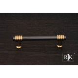 RK International - 3 1/2'' c/c Swirl Pull - Black Nickel,Brass