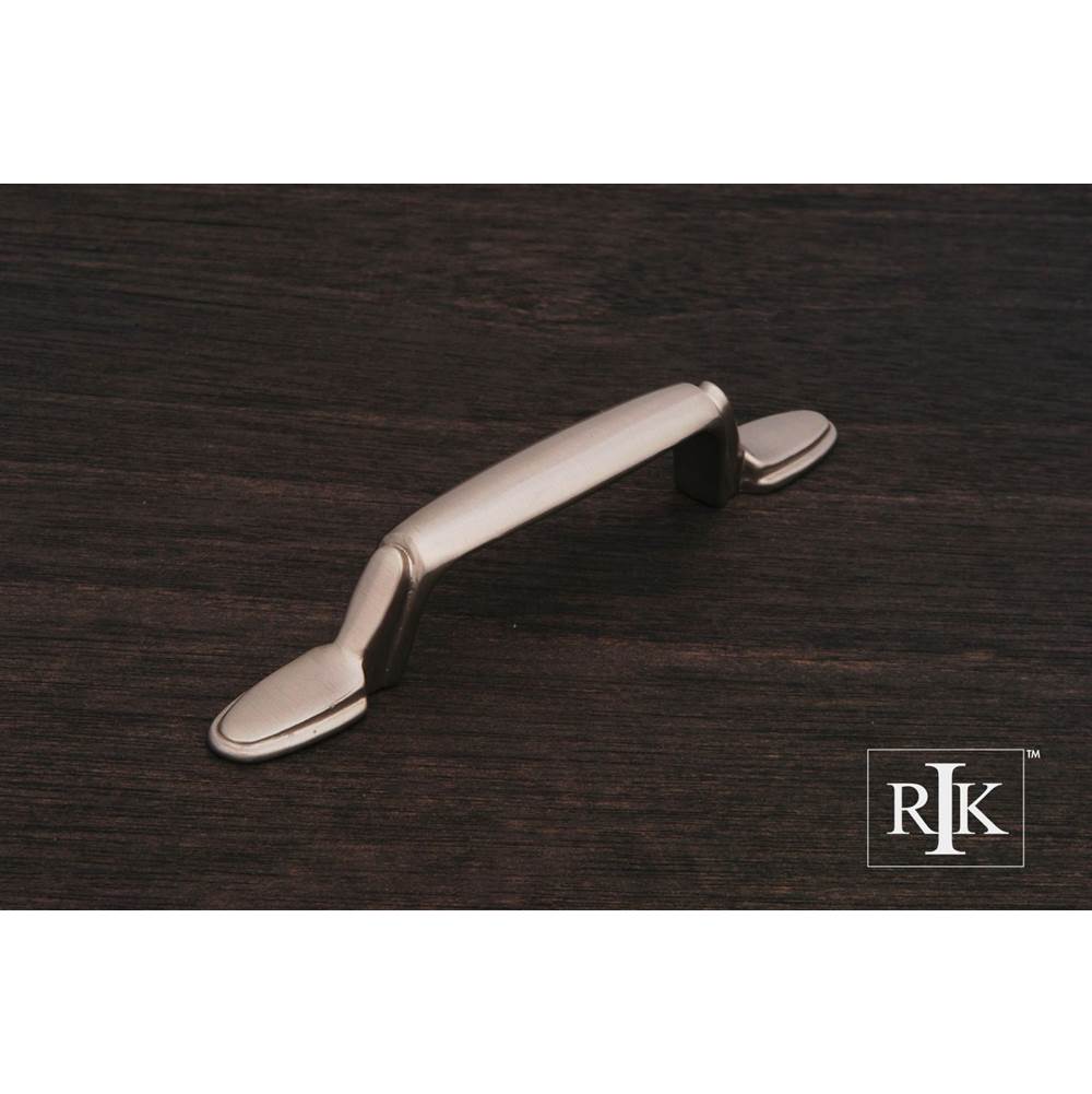 RK International - Lined Flat Foot Bow Pull - Satin Nickel