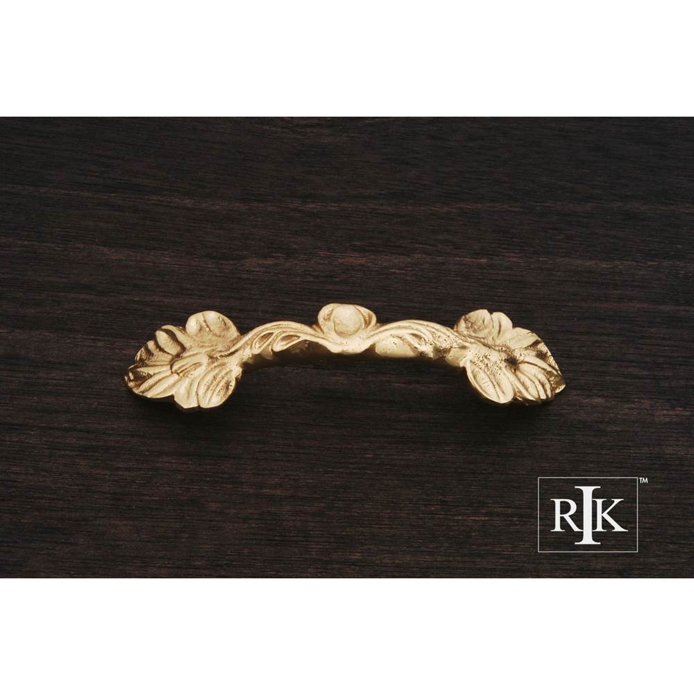 RK International - Two Leaf Pull - Polished Brass