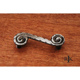 RK International - Waves  at  End Pull - Distressed Nickel