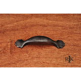 RK International - Ornate Foot Bow Pull - Distressed Nickel