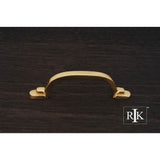 RK International - Two Step Foot Rectangular Pull - Polished Brass