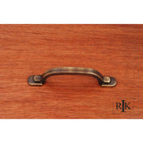 RK International - Two Step Foot Rectangular Pull - Antique English