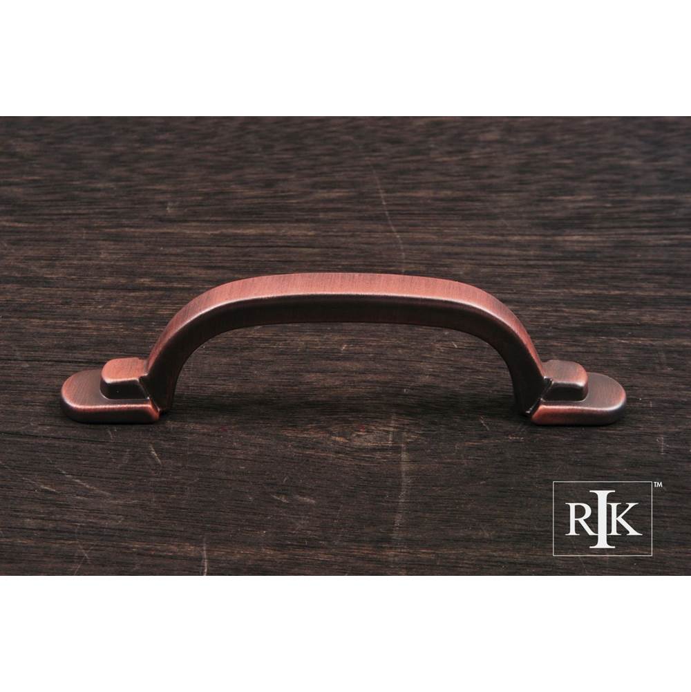 RK International - Two Step Foot Rectangular Pull - Distressed Copper