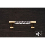 RK International - Acrylic Swirl Pull - Polished Brass