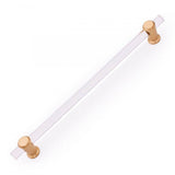 RK International - 10'' c/c Radiance Pull - Satin Brass