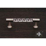 RK International - Acrylic Swirl Pull - Satin Nickel