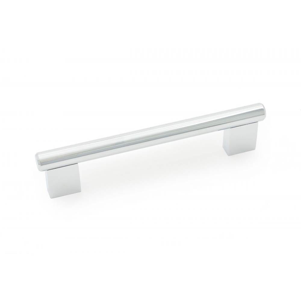 RK International - 128mm c/c Box Ends Bar Pull - Polished Chrome