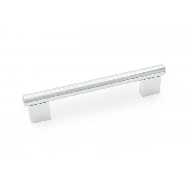 RK International - 128mm c/c Box Ends Bar Pull - Polished Chrome