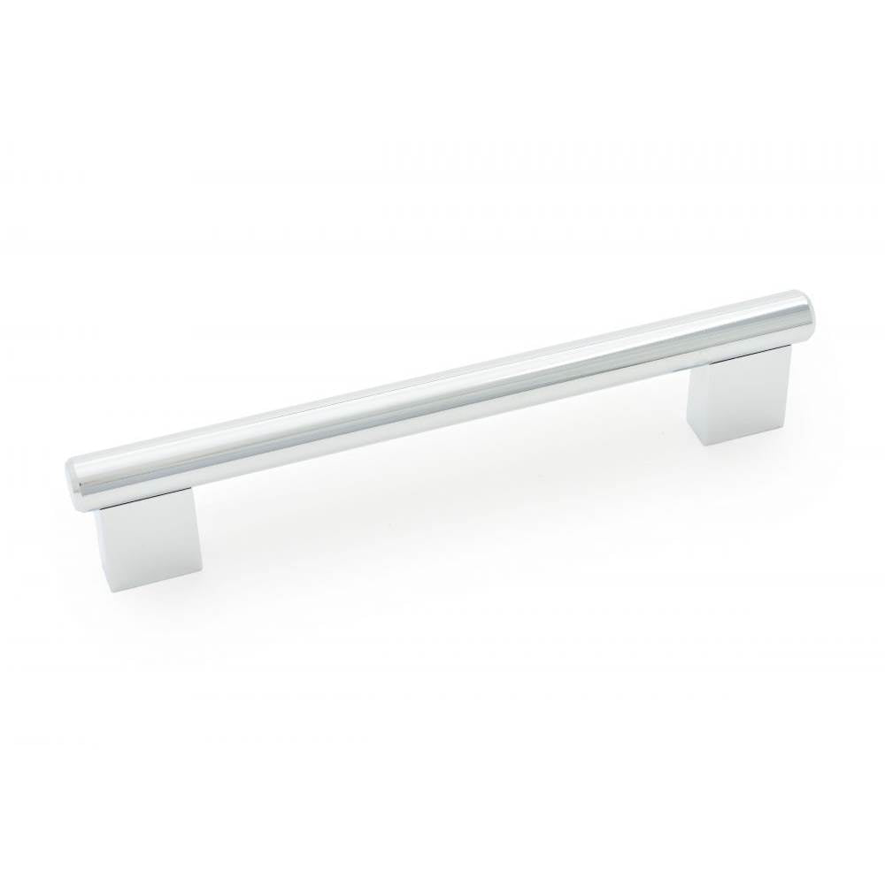 RK International - 144mm c/c Box Ends Bar Pull - Polished Chrome